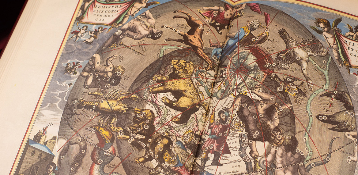 Der Cellarius Himmelsatlas