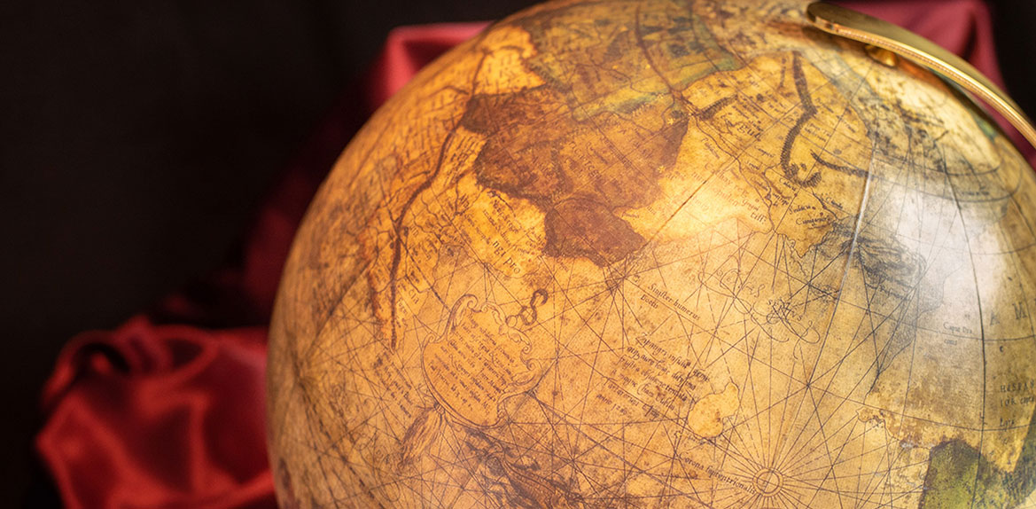 [Translate to Englisch:] Der Erdglobus von Gerhard Mercator