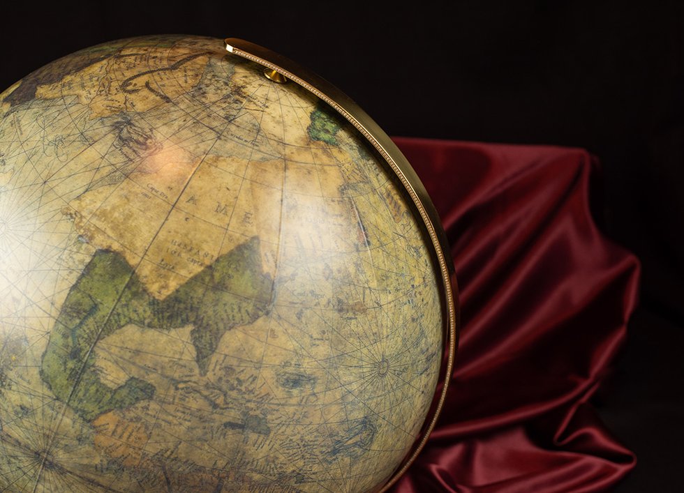 Der Erdglobus von Gerhard Mercator