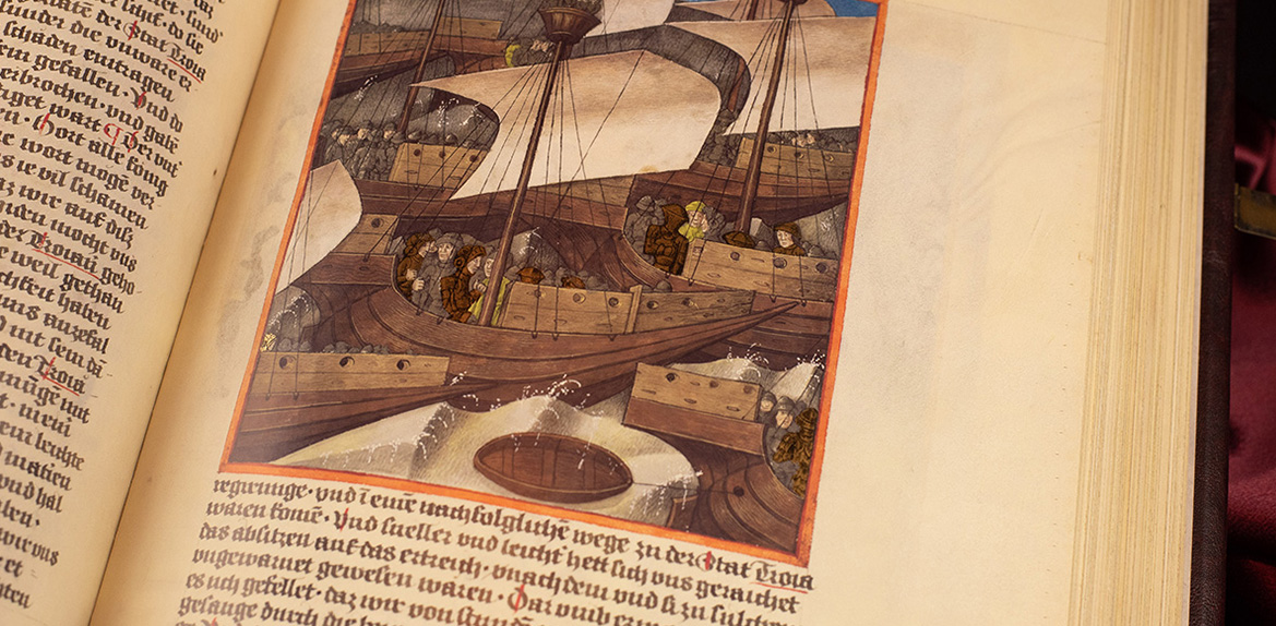 [Translate to Englisch:] Guido de Columnis – Der Trojanische Krieg